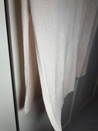 Chaleco beige de punto talla U, H&M