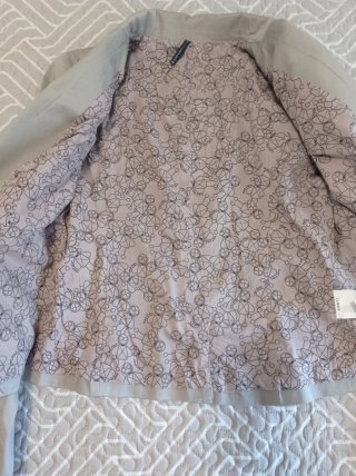 Americana corta Naf Naf gris entallada talla 40