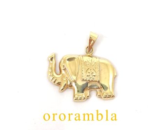 Colgante Oro 18k Elefante 25-470