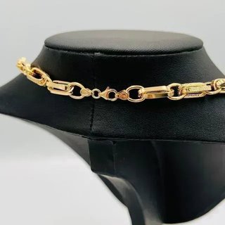 Cadena de oro estilo eslabones