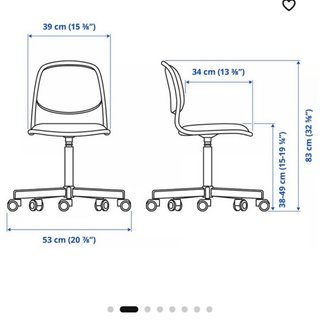 Silla de escritorio infantil rosa
