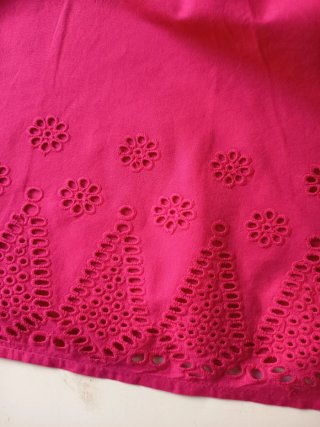 Top fucsia bordado Talla XL