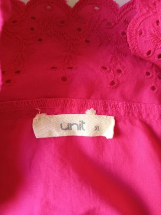 Top fucsia bordado Talla XL