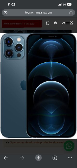iPhone 12 Pro Max Blu