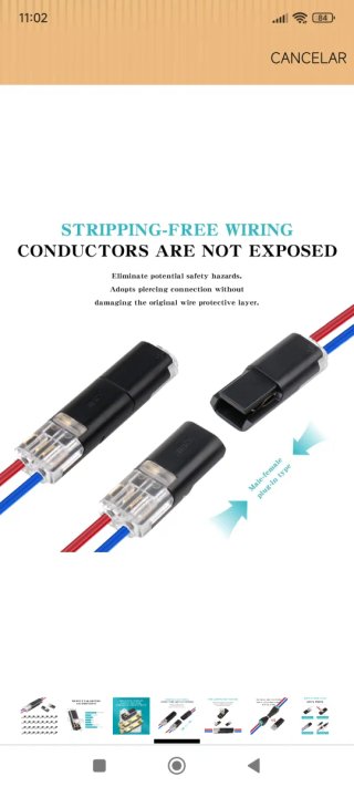 30 Conectores Rápidos para Cable