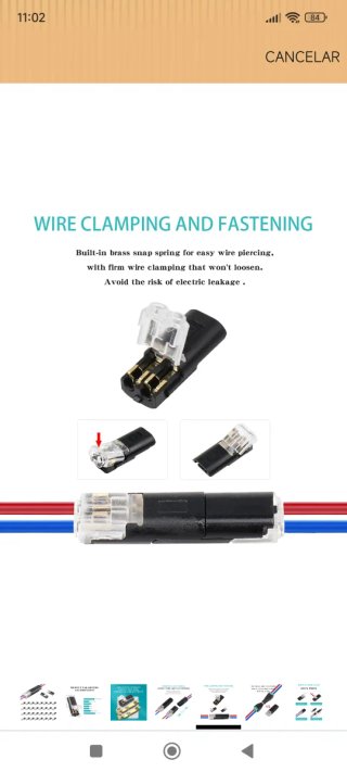 30 Conectores Rápidos para Cable