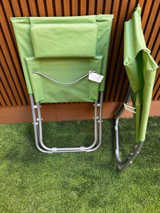 2 Sillas Plegables Playa, piscina, terraza. Verdes