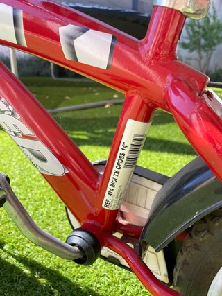 Bicicleta infantil 14 pulgadas