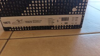 Scarpe uomo ROSSETTI n. 39 Derby con fibbia NUOVE