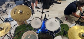 Batería Ludwig Accent con Platos Zildjian