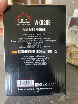 Montalatte Elettrico DCG WK6289