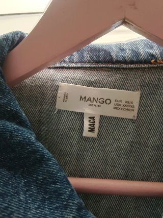Cazadora vaquera Mango Mujer Talla M