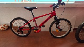 Bicicleta Btwin Racingboy 320 (20) Roja