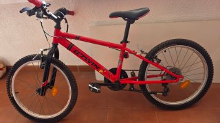 Bicicleta Btwin Racingboy 320 (20) Roja