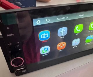 Pantalla Coche CarPlay/Android Auto 1 DIN