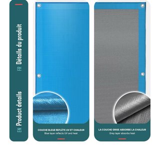 Lona Piscina Nueva 8x14 metros funda de piscina