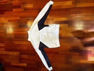 Sudadera Fila Blanca y Azul Media Cremallera