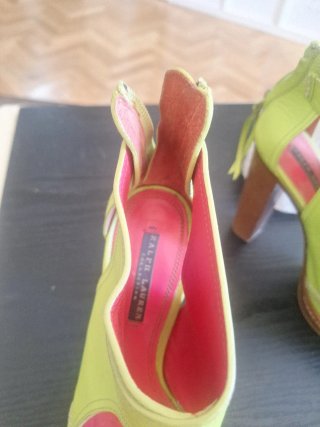 Sandalias Tacon Alto Ralph Lauren Talla 38.5