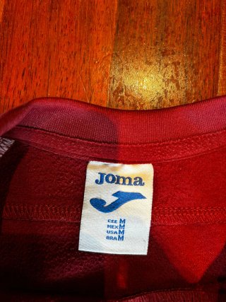 Sudadera Joma Roja con Rayas Blancas