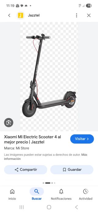 Patinete Eléctrico Xiaomi Mi Electric Scooter 4