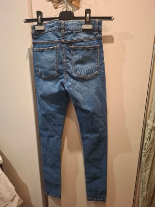 Pantalón tejano niña roto skinny 11-12 años