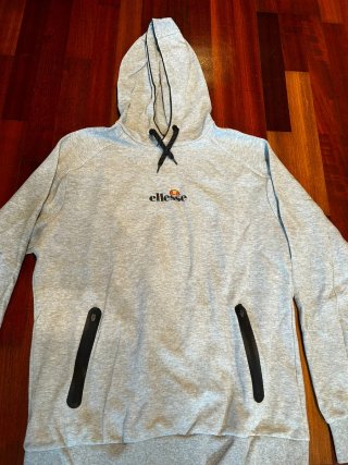 Sudadera Ellesse Gris con Cremallera