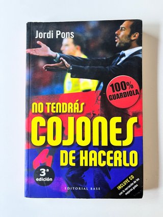 Libro lectura No tendrás cojones de hacerlo.