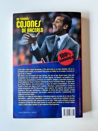Libro lectura No tendrás cojones de hacerlo.