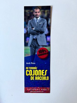 Libro lectura No tendrás cojones de hacerlo.