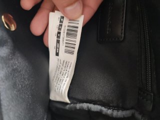 Mochila Adolfo Domínguez Azul Terciopelo