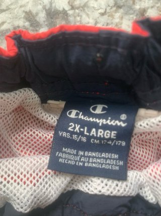 Bañador Champion Niño Rojo Talla 16A