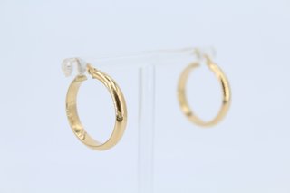 Pendientes Aro Pequeños Gruesos Oro 18K.R:03-00209