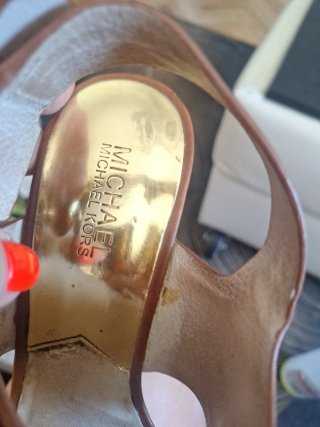 Sandalias Michael Kors Marrones Talla 38.5