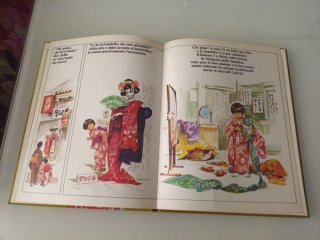 Akiko la giapponesina di Caneva illustrato Molino