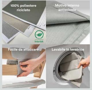 Cuscino per seggiolone con fantasia