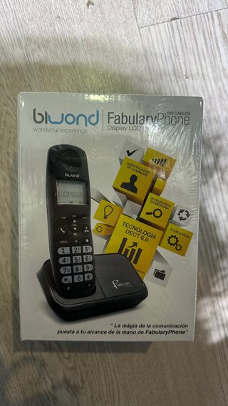 Teléfono Inalámbrico Bluond FabularyPhone Negro