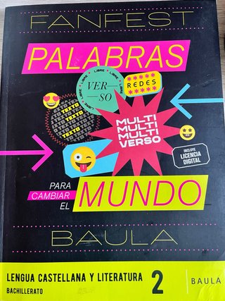 Lengua castellana y literatura 2º Bachillerato.