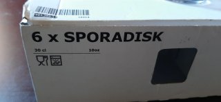 Set 6 Bicchieri Vetro Ikea Sporadisk