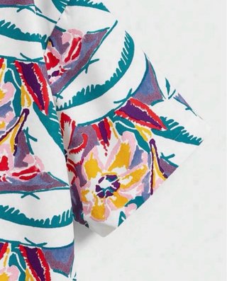 Camisa Hawaiana Estampada Talla L