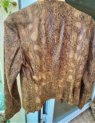 Chaqueta Zara Estampado Animal Talla M