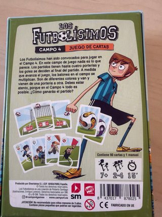 Los Futbolísimos Campo 4 Juego de Cartas