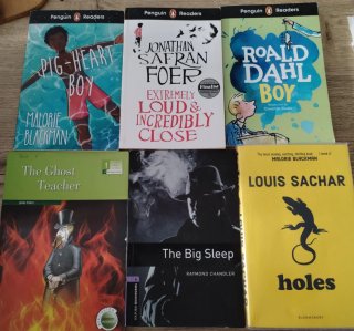 Varios libros lectura en inglés Pig Heart Boy...