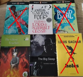 Varios libros lectura inglés The Ghost teacher...