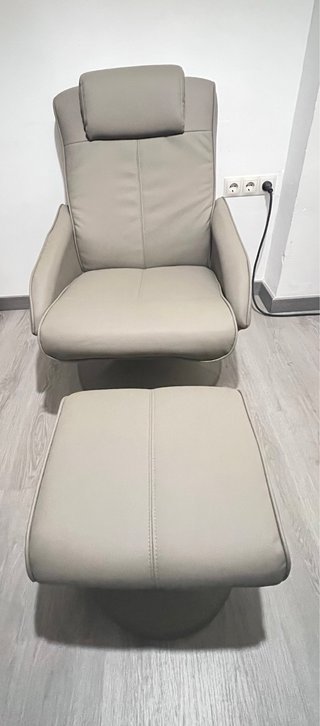 Sillón beige como nuevo