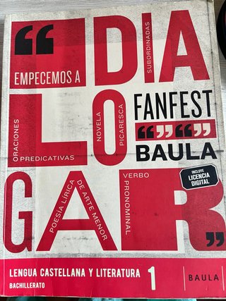 Lengua castellana y literatura 1º Bachillerato.