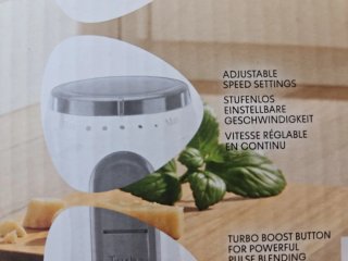 Batidora de mano Silvercrest 600W 2 en 1