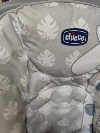 Trona Chicco gris con estampado