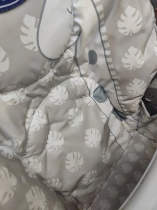 Trona Chicco gris con estampado