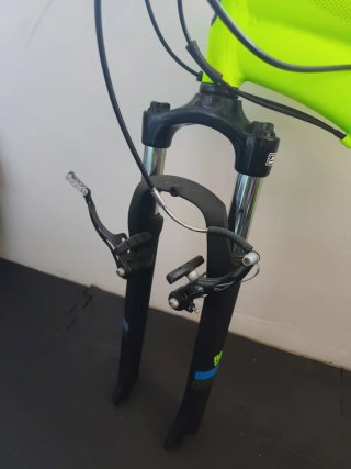Bicicleta Rockrider ST 100 Verde Neón NUEVA
