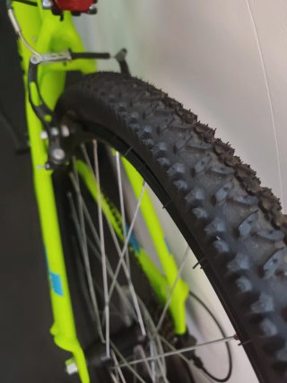 Bicicleta Rockrider ST 100 Verde Neón NUEVA